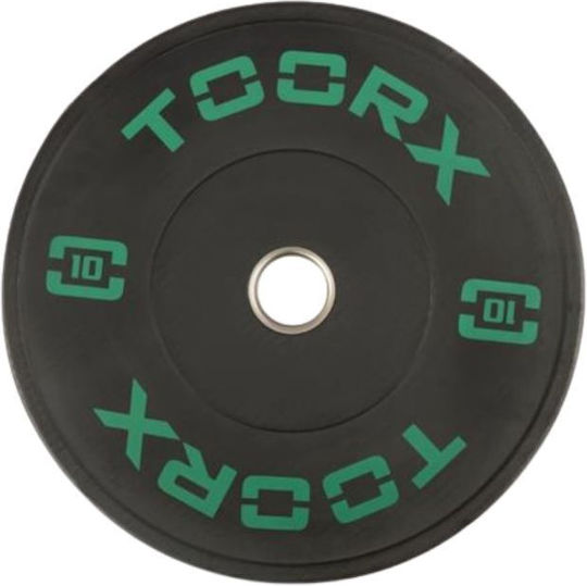 Toorx Δίσκος Ολυμπιακού Τύπου Λαστιχένιος 1 x 10kg Φ50mm