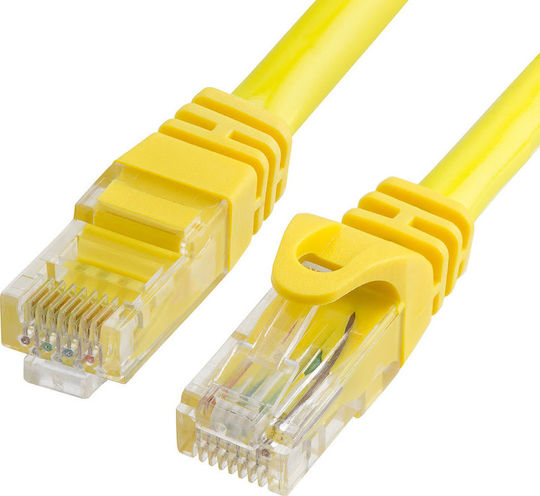 Lineme U/UTP Cat.6e (Висока Скорост) Мрежов Кабел Ethernet 1м Жълт