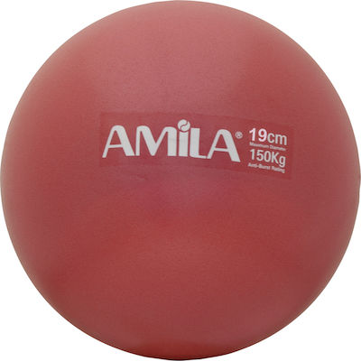 Amila Mini Pilates Ball 19cm 1.50kg Red