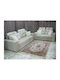 Living Room Furniture Set 3-Seater & 2-Seater Beige