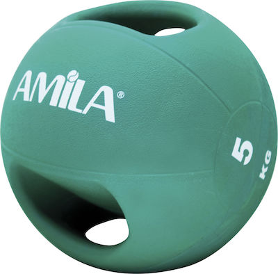 Amila Übungsbälle Medizin 25cm, 5kg in Grün Farbe