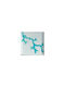 Raynaud Limoges Square Porcelain Decorative Platter Mini Tray Cristobal White 11x11cm