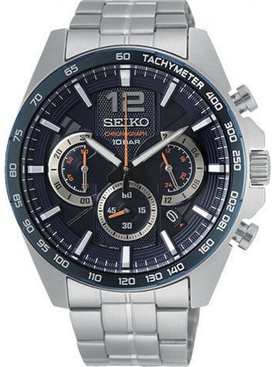 Seiko Ceasuri Bărbați 43.9mm Cronograf cu Bater...