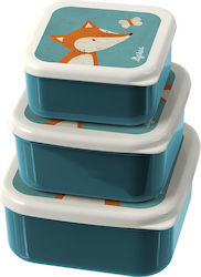 Sigikid Plastic Kids' Lunch Set Turquoise x x 7cm