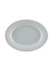 Ionia Platou Oval Plus Mat 33cm Platou de Servire Oval din Porțelan Albă 1buc