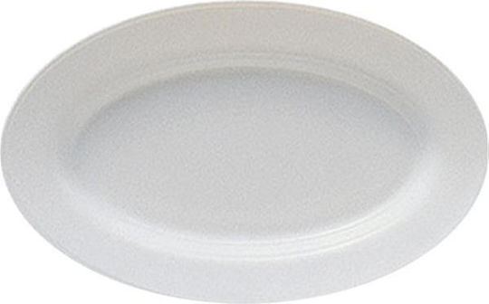 Bormioli Rocco Πιατέλα Tempered Οβάλ 22cm Πιατέλα Σερβιρίσματος Οβάλ Κεραμική Λευκή 22x14εκ. 6τμχ