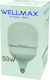 Wellmax Bec LED 50W pentru Soclu E27 Alb natural 4500lm