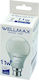 Wellmax LED-Lampe 11W für Fassung B22 und Form A60 Kühles Weiß 1050lm