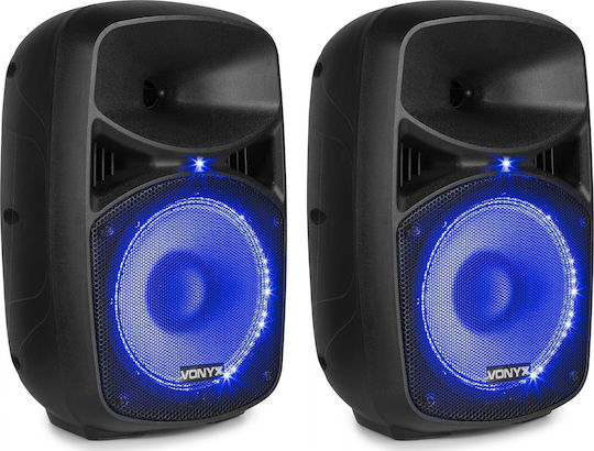 Vonyx Karaoke-System mit einem Kabelgebundenen Mikrofon VPS082A 178.126 in Schwarz Farbe