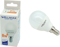 Led Glühbirne Kugelförmig E14 8w-60w Warmes Weiß Led Glühbirne Kugelförmig E14 8w-60w Warmes Weiß