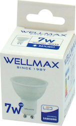 Wellmax LED-Lampe 7W für Fassung GU10 Kühles Weiß