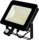 VK Lighting Waterproof LED Flood Light 50W Cold White 6000K with Motion Sensor IP65