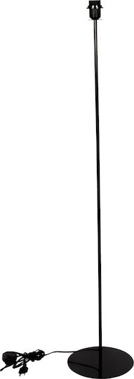 VK Lighting Floor Lamp H120xW25cm. with Socket for Bulb E27 Black