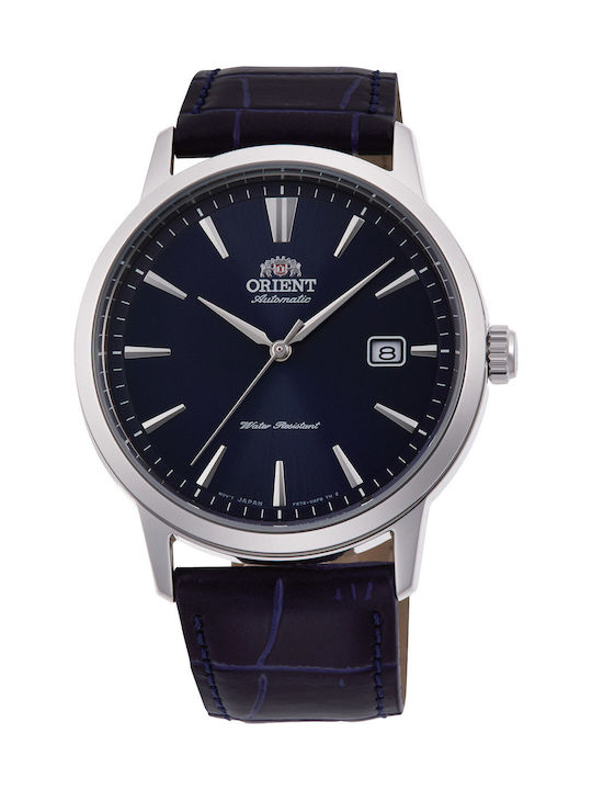 Orient Contemporary Men's Watch 42mm Automatic with Blue Leather Strap