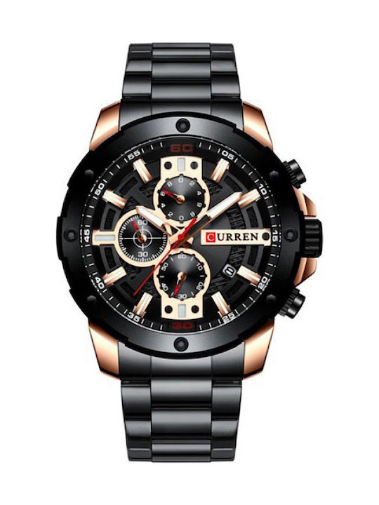 Curren Ανδρικό Ρολόι 49mm Χρονογράφος Μπαταρίας...