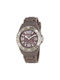 Haurex Watch with Brown Rubber Strap SG382DG2