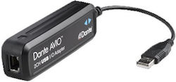 Dante Avio USB-A male σε RJ-45 male Dante Avio USB-A male σε RJ-45 male