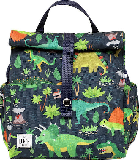 The Lunch Bags Kids School Insulated Hand Lunch Bag 5lt Dinos Dinosaurs 21 x 16 x 24cm