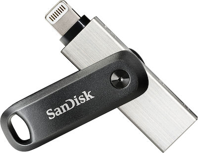 Sandisk iXpand 256GB USB 3.1 Stick mit Verbindung Blitzschlag & USB-A Schwarz