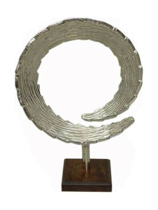 Καρβούνης Metallic Wreath Table Decor