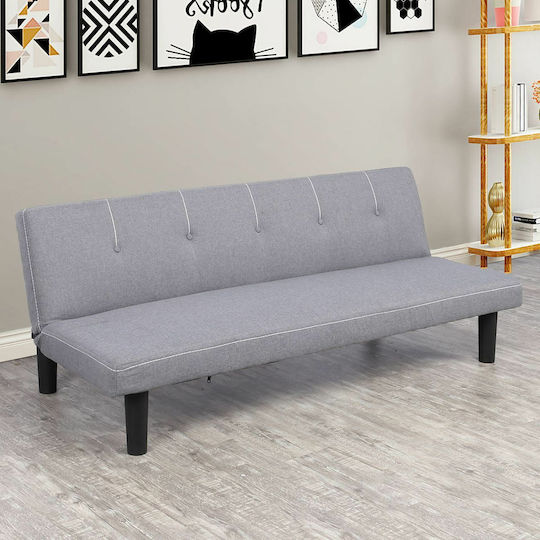Ethan Dreisitzer Sofa Bett Grau 165x74cm