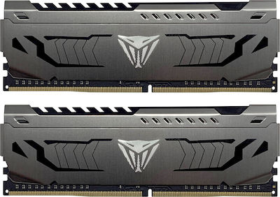 Patriot Viper Steel 16GB DDR4 RAM with 2 Modules (2x8GB) and 3200 Speed for Desktop