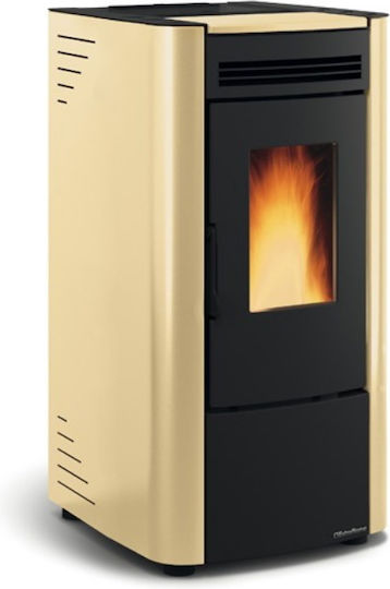 La Nordica Ketty Evo Σόμπα Pellet Αερόθερμη 6.5kW Μπεζ