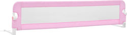 vidaXL Foldable Bed Rails made of Fabric in Pink Color 180x40.5x42εκ. 1pcs