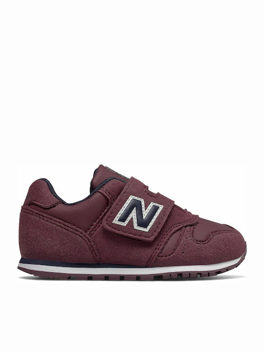 Kinder Sneakers mit Klettverschluss Burgundisch