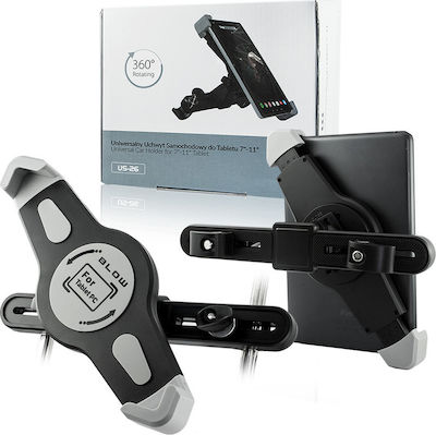 Blow Mobile Phone Holder and Tablet Car US-26 with Adjustable Hooks Black 75-326#