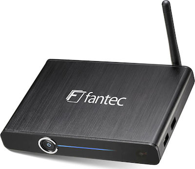Fantec TV Box 4KS6000 4K UHD με WiFi USB 2.0 / USB 3.0 2GB RAM και 16GB Αποθηκευτικό Χώρο με Λειτουργικό Android