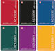 Typotrust Σπιράλ Τετράδιο Ριγέ Β5 5 Θεμάτων Academy (Διάφορα Χρώματα)