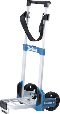 Makita Transport-Wagen Makpac Trolley Folding for Load Weight up to 125kg in Blau Color