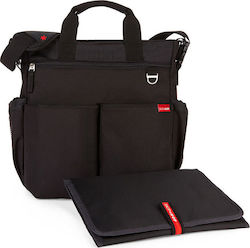 Skip Hop Τσάντα-Αλλαξιέρα Ώμου/Χειρός Duo Signature Tote Μαύρη 33x35x11εκ.