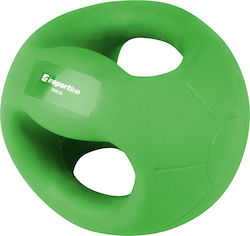 inSPORTline Медицинска топка Медицина 5кг в Зелен Цвят