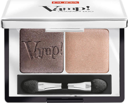 Pupa Vamp! Compact Duo Διπλή Σκιά Ματιών σε Στερεή Μορφή 2.2gr