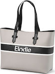 Elodie Details Τσάντα-Αλλαξιέρα Ώμου/Χειρός Saffiano Logo Tote Grey 32x39εκ.