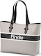 Elodie Details Τσάντα-Αλλαξιέρα Ώμου/Χειρός Saffiano Logo Tote Grey 32x39εκ.