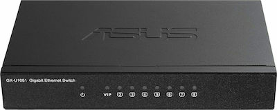 Asus GX-U1081 Managed L2 Switch με 8 Θύρες Gigabit (1Gbps) Ethernet