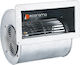 Bahcivan BFC133-4K Ventilator Centrifugal Șemineu 85W 22.6x9.5cm Argintiu