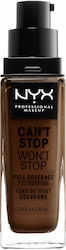 Nyx Professional Makeup Can't Stop Won't Stop Liquid Make Up 23 Chestnut 30ml