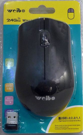 Weibo RF-4003 Wireless Mouse Black