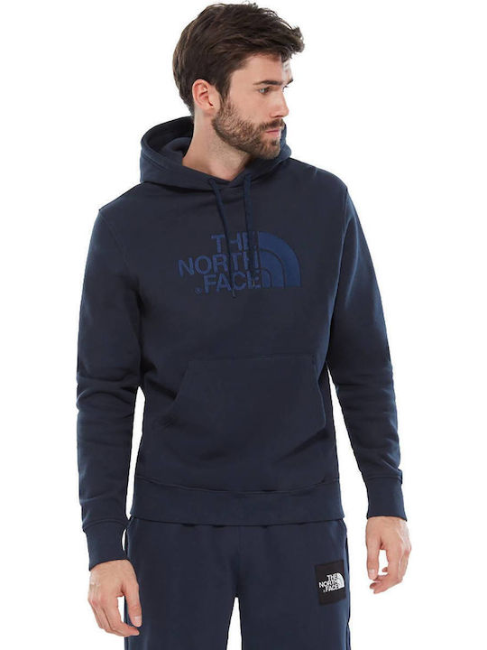 Drew Peak Sweatshirt with Hood Navy Blue