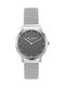 Lars Larsen Watch Battery with Silver Metal Bracelet 135SGSM