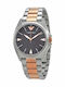 Emporio Armani Men's Watch 40mm Battery with Pink Gold Metal Bracelet