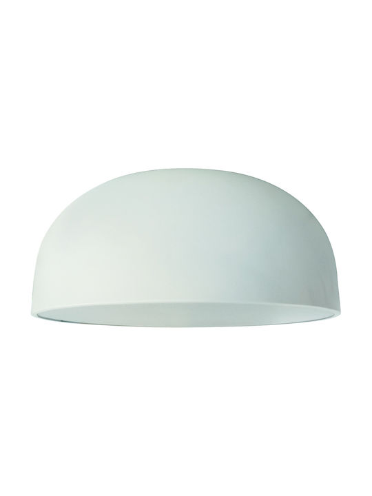 VK Lighting VK/03152/CE/30/W Modern Metallic Ceiling Mount Light with Socket E27 in White color 30pcs