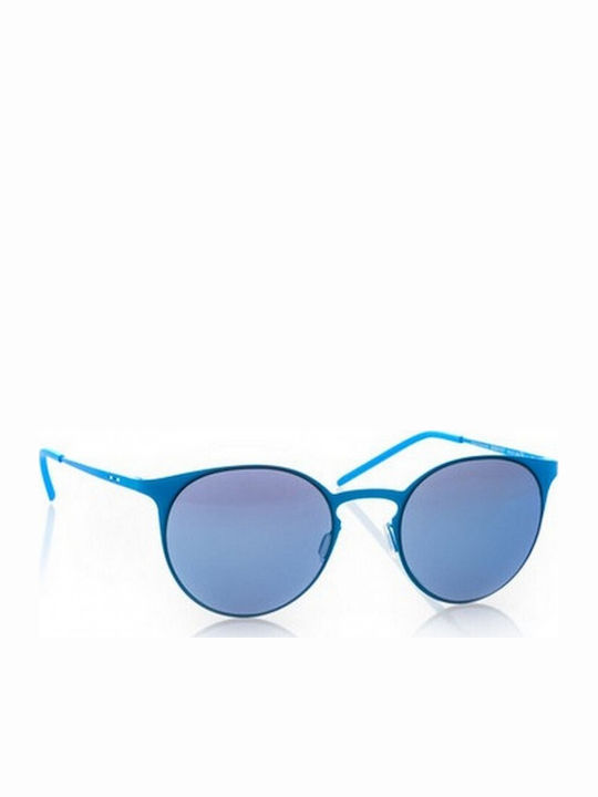 Italia Independent Sunglasses Blue with Mixed Frame & Blue Lens