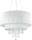 Ideal Lux Opera Kronleuchter 10xE27 mit Schirmen Weiß 165011