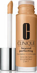 Clinique Beyond Perfecting Foundation + Concealer Machiaj lichid WN76 Grâu prăjit 30ml