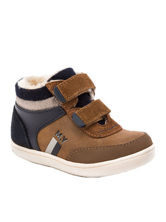Mayoral Παιδικά Sneakers High με Σκρατς Ταμπά